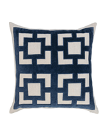 Corbin Pillow-Navy Blue 22x22