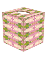 Laura Park Cabana Pink Tissue Box Cover