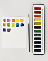 Watercolor Paint Set with Brush
