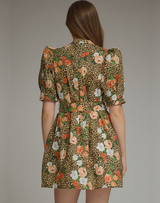 Leopard Flower Dress