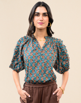 Upside Flower Blouse