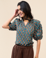 Upside Flower Blouse