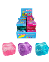 Gold  Dust Crystal Ice Toy Cube