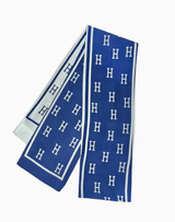 Long H Scarf-Navy
