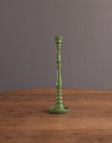 Beatriz Ball Small Candlestick Holder-Leaf Green