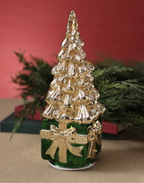 Green LED Rotating Christmas Tree