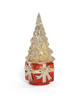 Red LED Rotating Christmas Tree