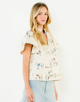 Beezie Horse Print Blouse