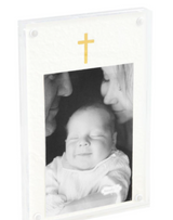 Mud Pie Cross Acrylic Frame