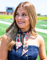 Saturday Silks Georgia All-Star Skinny Scarf