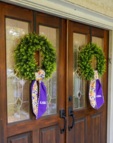 Saturday Silks LSU Tigers Wreath Scarf