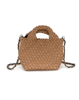 Braided Clutch- Taupe