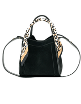 Gianna Black Scarf Bag