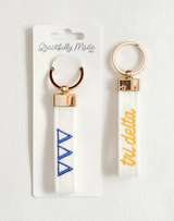 Tri Delta Keychain