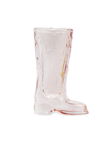 Glass Cowboy Mini Vase