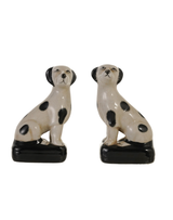 Stoneware Vintage Dog Bookends