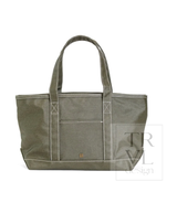 TRVL Mediium Tote Coated Canvas-Olive