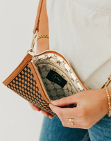 Veda Woven Crossbody Bag