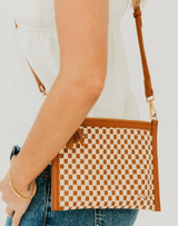 Veda Woven Crossbody Bag