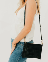 Veda Woven Crossbody Bag