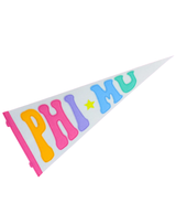 Rainbow Pennant Sorority Flags
