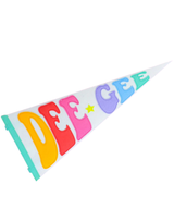 Rainbow Pennant Sorority Flags