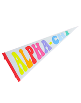 Rainbow Pennant Sorority Flags