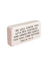 Stone Block-Psalm 91:4