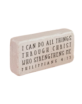 Stone Block-Phillipians 4:13