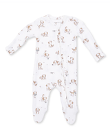 Explorer Puppy Blue Zipper Footie