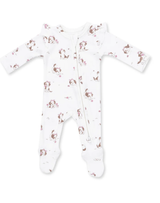 Pink Explorer Puppy Zip Footie