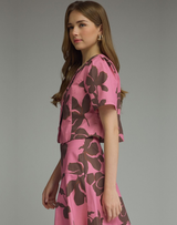 Bold Maple Leaf Pink Set