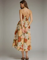 Olive Multiflower Dress