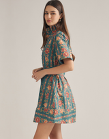 Bouquet Button Down Dress
