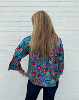 Trinidad Crop Sleeve Blouse