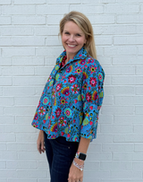 Trinidad Crop Sleeve Blouse