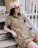 Olive Bandana Dress