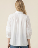 Pleat Detail Button Down Shirt