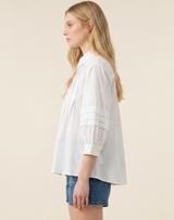 Pleat Detail Button Down Shirt