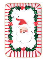 Christmas Metal Tidbit Plate