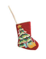 Mini Needlepoint Stocking