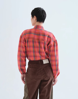 Leona Flannel Plaid Blouse