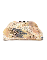 Beaded Evening Bag-Champagne