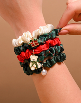 Scrunchie Charm Set- Evergreen