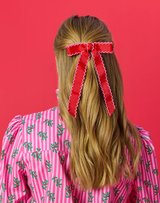 Scallop Trim Bow Clip