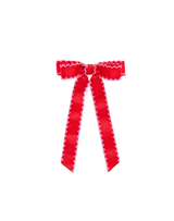 Scallop Trim Bow Clip