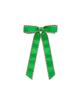 Scallop Trim Bow Clip