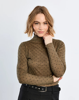 Joanna Mock Neck Top