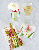 Amaryllis Bloom Guest Napkin
