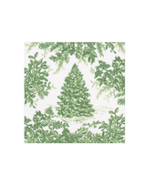 Christmas Tree Toile Cocktail Napkins